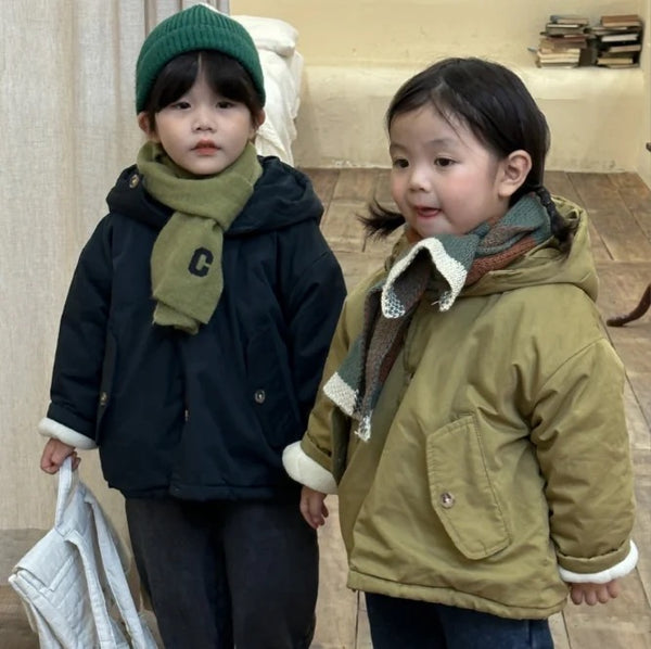 Everyday Hooded Padded Coat (Olive)