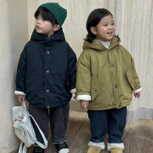 Everyday Hooded Padded Coat (Olive)