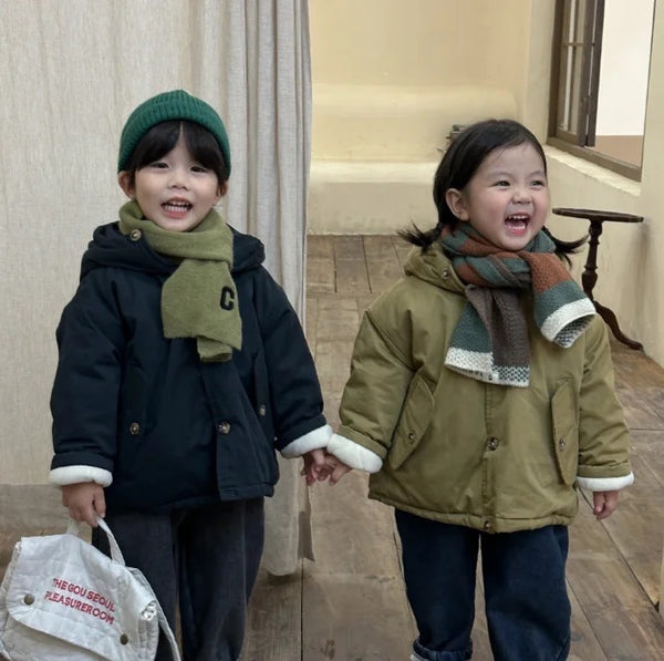 Everyday Hooded Padded Coat (Olive)