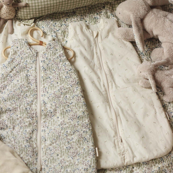 Baby 2.5 Tog Cotton Sleeping Bag (Nettle Scatter)