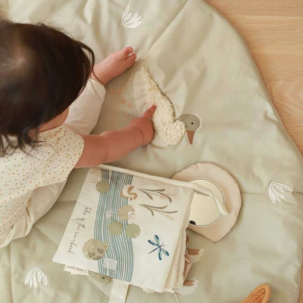 Organic Cotton Sensory Activity Playmat (Riverbank)
