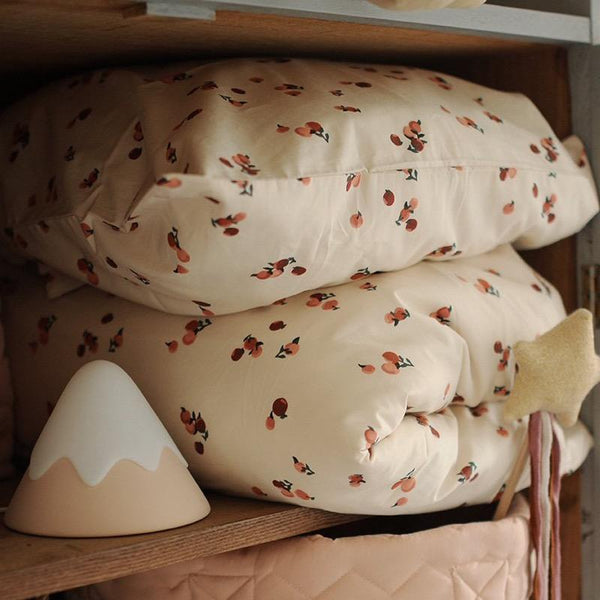 Single Organic Cotton Bedding Set (Peaches)