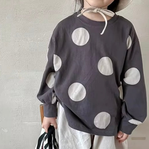 Dante Dot Long Sleeve Tee (Grey)