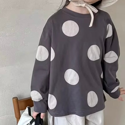 Dante Dot Long Sleeve Tee (Grey)