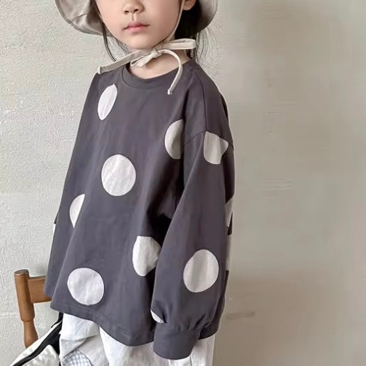 Dante Dot Long Sleeve Tee (Grey)