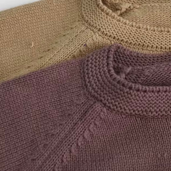 Natale Cotton Knit Festive Tree Jumper (Cookie)