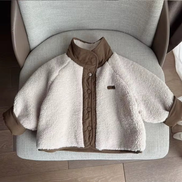 Dima Double Sided Reversible Teddy Coat (Mocha)