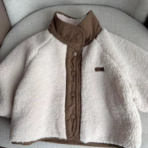 Dima Double Sided Reversible Teddy Coat (Mocha)