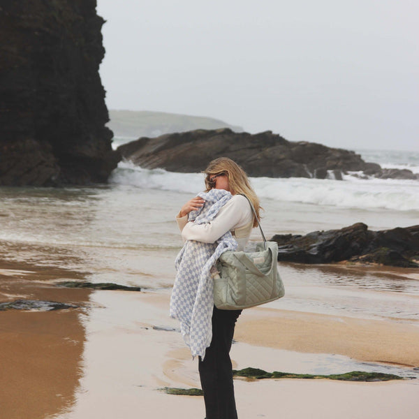 Baby Changing Bag with Pram Clips (Sage)