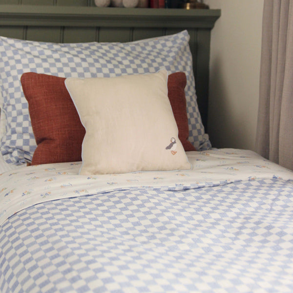 Organic Cotton Single Bedding Set (Waves)