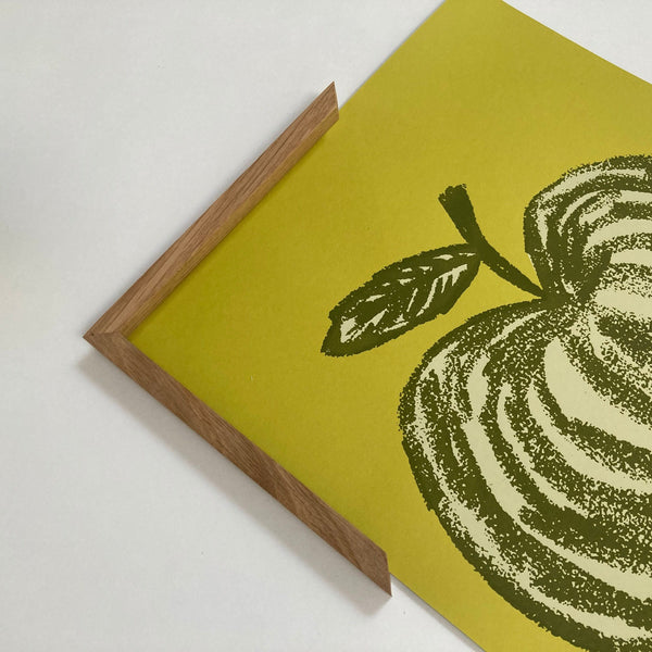'A is for Apple' Art Print (Egremont Green)