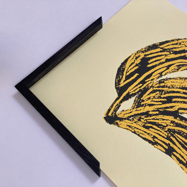 Banane Art Print (Sorbet Yellow)