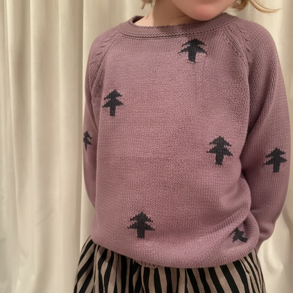 Natale Cotton Knit Festive Jumper (Fig)