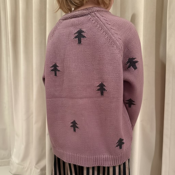 Natale Cotton Knit Festive Jumper (Fig)