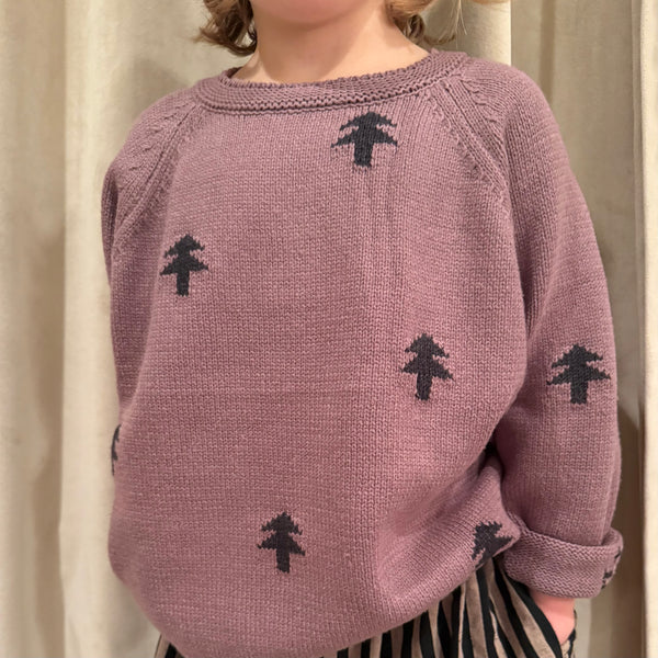 Natale Cotton Knit Festive Jumper (Fig)