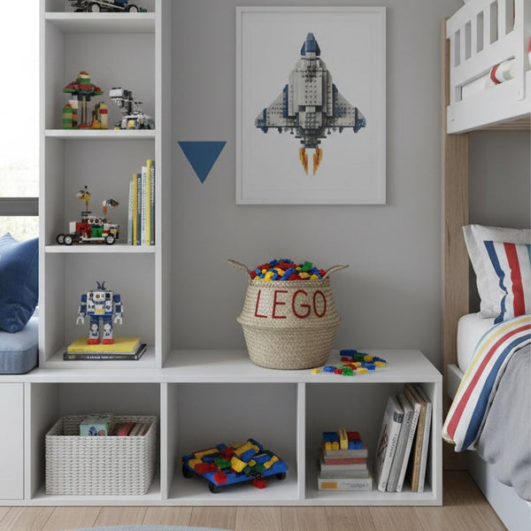 LEGO Handwoven Toy Storage Basket (Large)