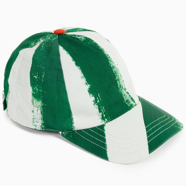 Inácio Green Stripes Cotton Cap (Blaze)