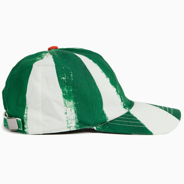 Inácio Green Stripes Cotton Cap (Blaze)
