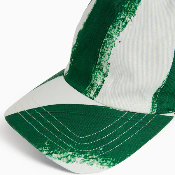 Inácio Green Stripes Cotton Cap (Blaze)