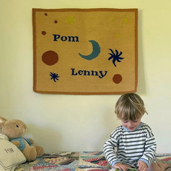The Idaho Hand Woven Personalised Wall Art