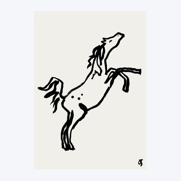 In the Meadow Horse Art Print