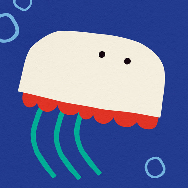J for Jellyfish - Alphabet Art Print