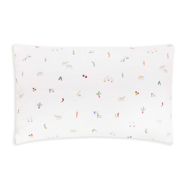 Organic Cotton Cotbed Pillowcase (Little Farm)