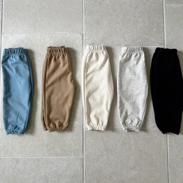 Jaego Everyday Cotton Jogger Pants (Oatmeal Beige)