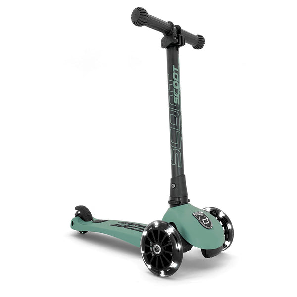 Highway Kick 3 Fold Away Scooter with LED Wheels (Forest)