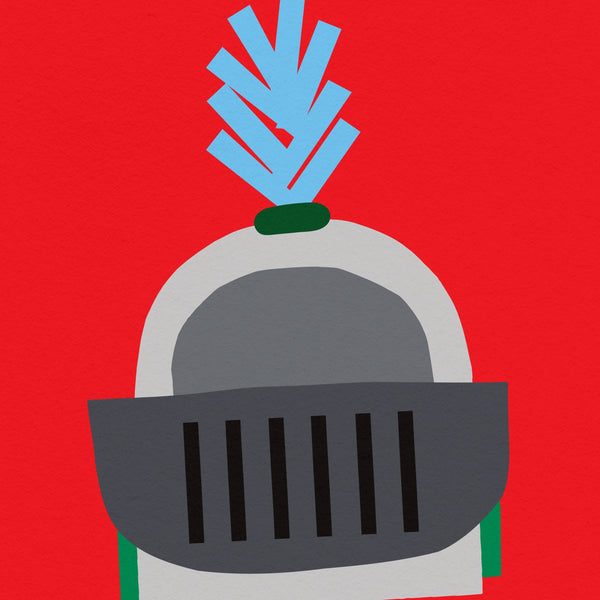 K for Knight- Alphabet Art Print