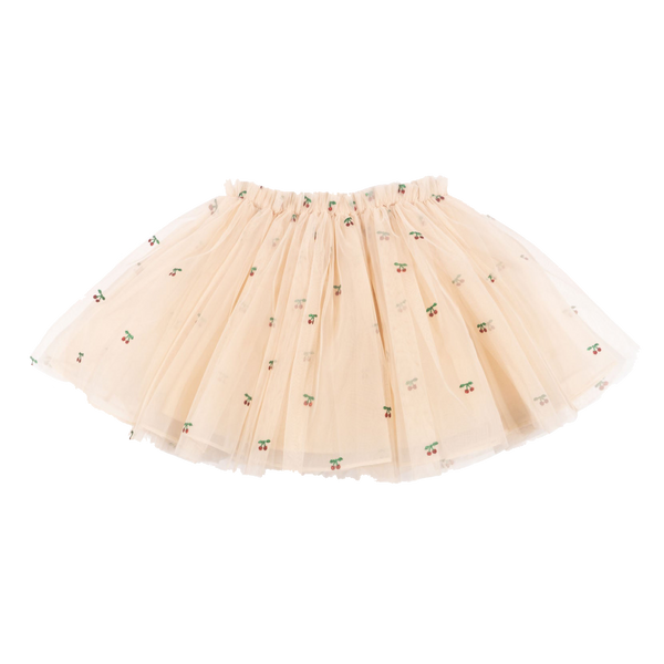 Glitter Cherry Print Ballerina Tutu Skirt