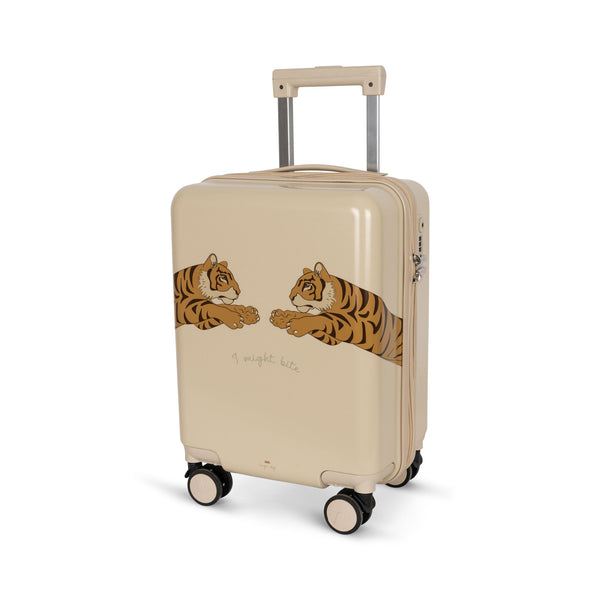 Tiger Print Hard Case Travel Suitcase