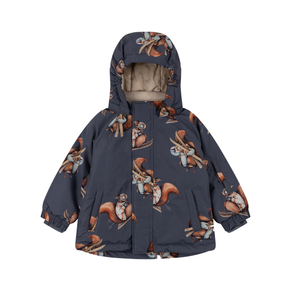 Mismou Waterproof Hooded Snow Jacket (Val D'Isere Blue)