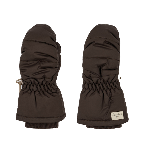 Nuka Thermo Padded Mittens (Chocolate Brown)