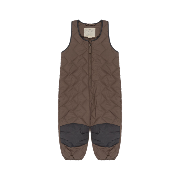 Pace Teddy Lined Quilted Waterproof Overalls (Walnut)