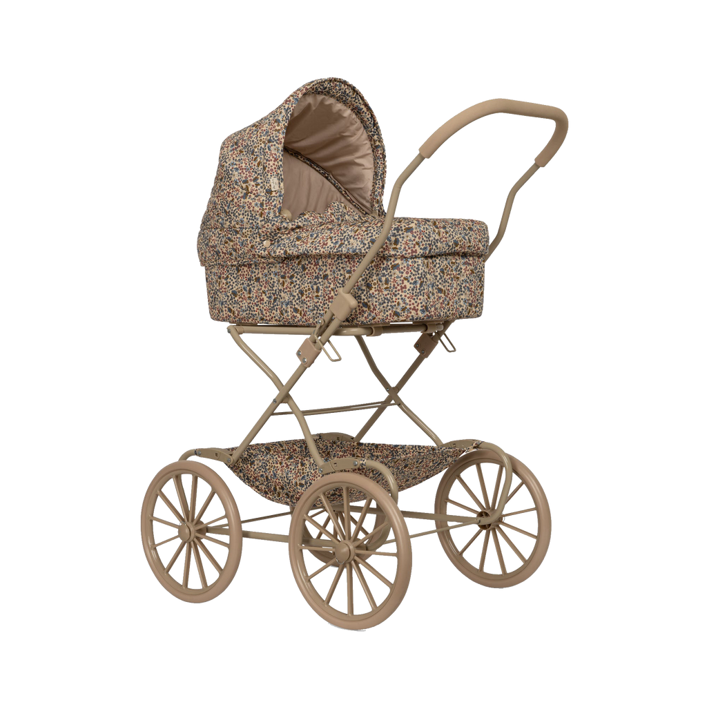 Berry Print Cotton Quilted Dolls Stroller Konges Slojd Ando