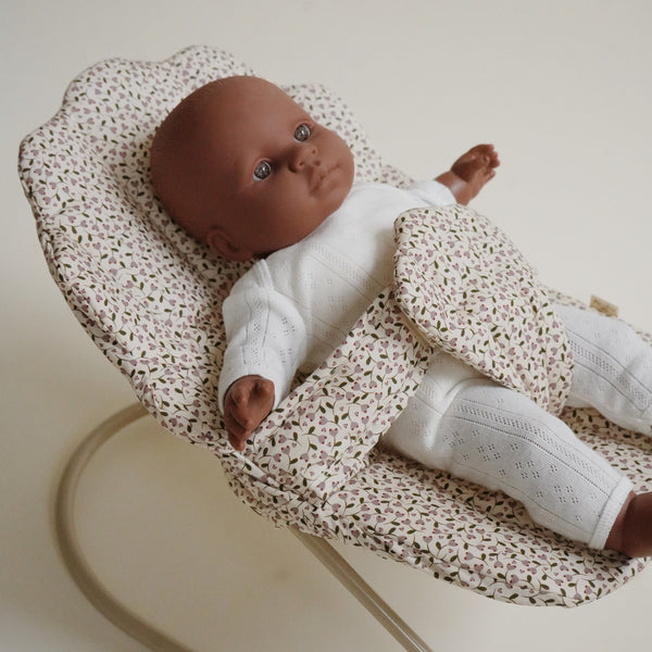 Quilted Cotton Doll Bouncer (Milk Tank)
