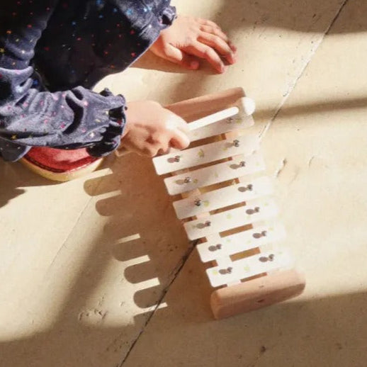 Lemon Print Wooden Toy Xylophone