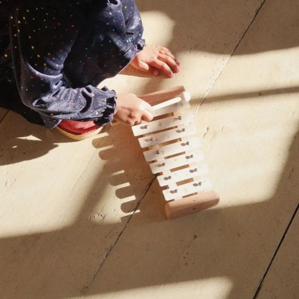 Cherry Print Wooden Toy Xylophone