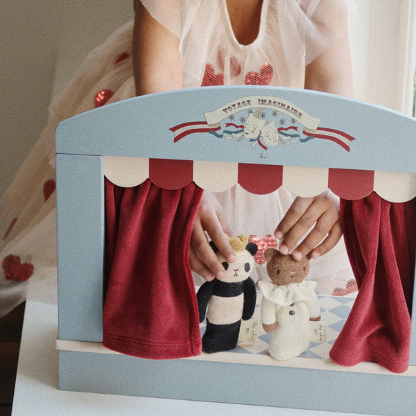 Wooden Toy Puppet Theatre