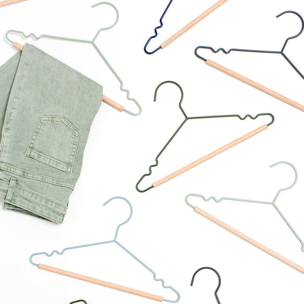 Kids Coated Wire Top Hangers Set of 10 (Winter)