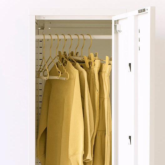 Kids Coated Wire Clip Hangers Set of 5 (Butter)