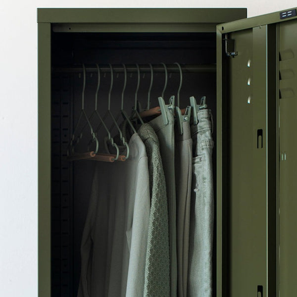 Kids Coated Wire Top Hangers Set of 10 (Sage)