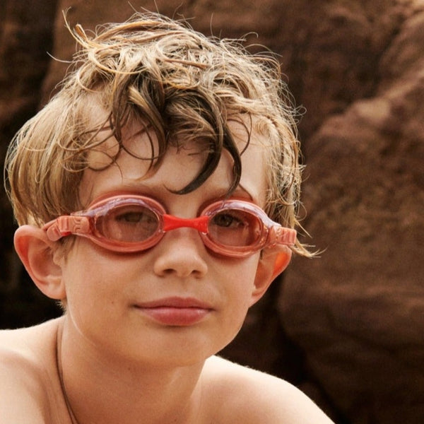 Titas Colour-Block Swimming Goggles (Tuscany Rose)