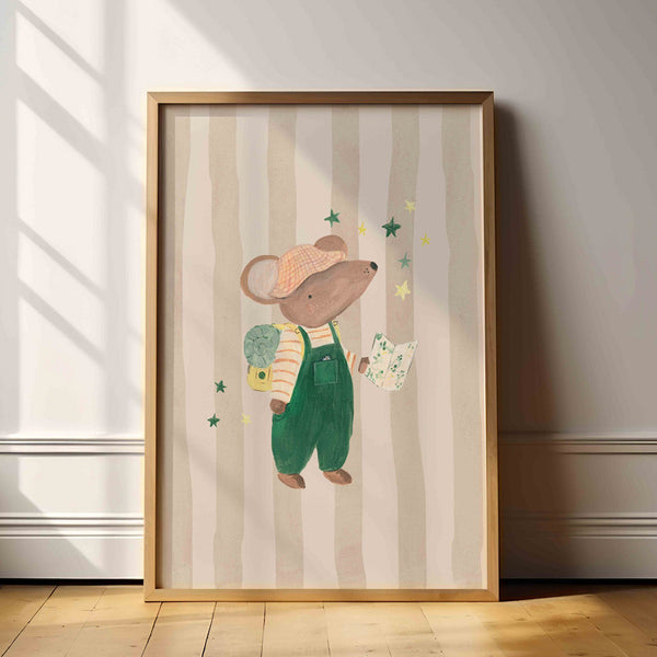 Adventure Awaits Mouse Art Print