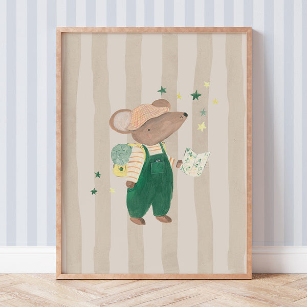 Adventure Awaits Mouse Art Print
