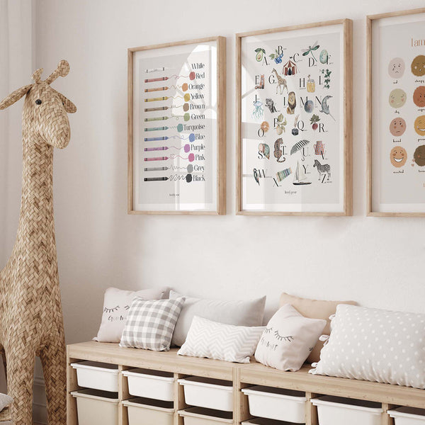 The Alphabet Art Print