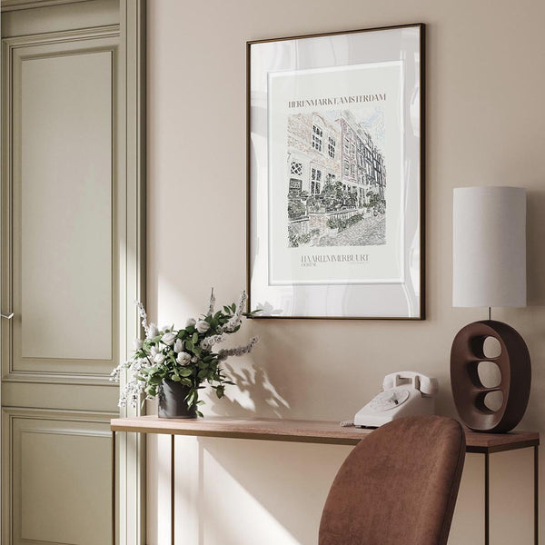 Herenmarkt Amsterdam Art Print