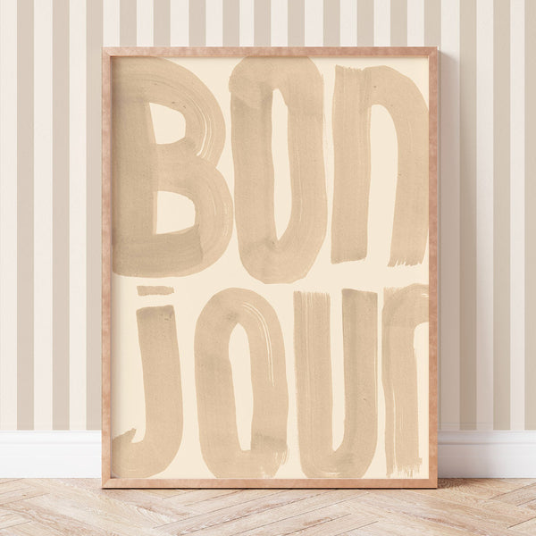 Bonjour Art Print