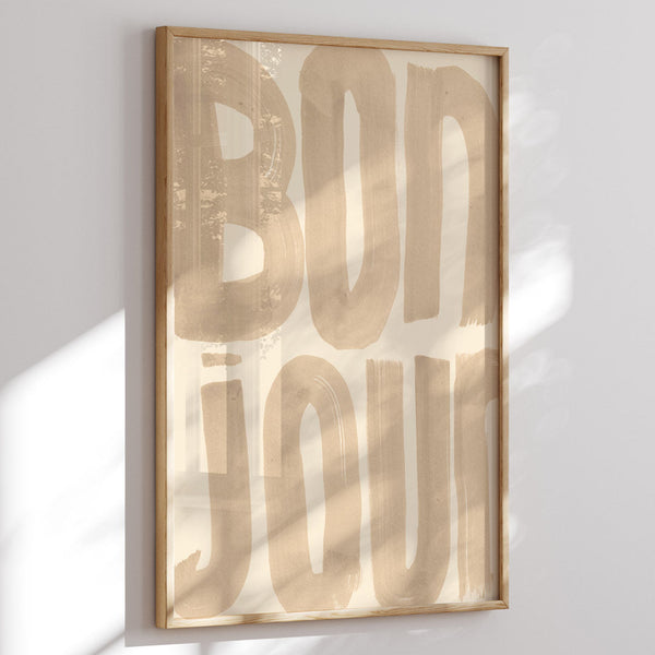 Bonjour Art Print